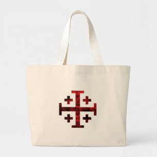 Grand Tote Bag La croix de Jérusalem