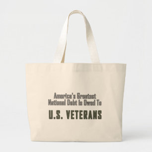 Grand Tote Bag La dette américaine envers les anciens combattants