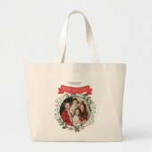 Grand Tote Bag La famille Wilson vous souhaite Joyeux Noël Jumbo (Devant)