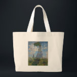 Grand Tote Bag La Femme de Monet avec parasol<br><div class="desc">Chef-d'oeuvre de Claude Monet : Femme avec parasol. Veuillez visiter notre magasin pour d'autres articles de rachat</div>