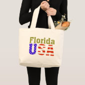 Grand Tote Bag La Floride Etats-Unis ! (Devant (produit))