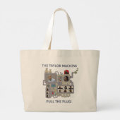 Grand Tote Bag La machine Taylor (Dos)