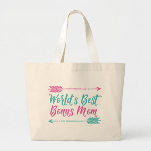 Grand Tote Bag La meilleure maman de la bonification du monde