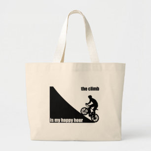 Grand Tote Bag La Montée Est Mon Heureuse Heure