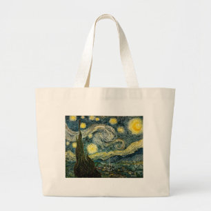 Grand Tote Bag La nuit étoilée de Vincent van Gogh (1889)