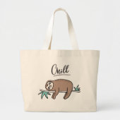 Grand Tote Bag La paresse indique le froid (Devant)