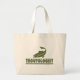 Grand Tote Bag La pêche à la truite