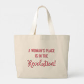 GRAND TOTE BAG LA PLACE D'UNE FEMME... (Dos)