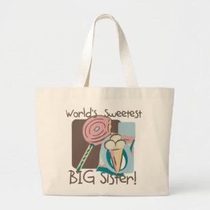 Grand Tote Bag La plus douce des grandes soeurs du monde