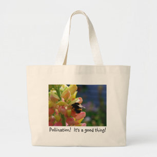 Grand Tote Bag La pollinisation ! C'est une bonne chose !