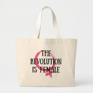 Grand Tote Bag La révolution est féminine
