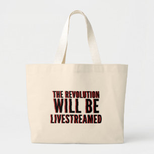 Grand Tote Bag La révolution sera livestreamed