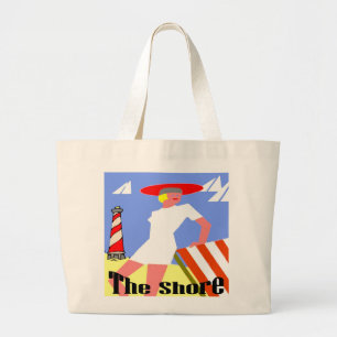 Grand Tote Bag La Rive, Gal au phare