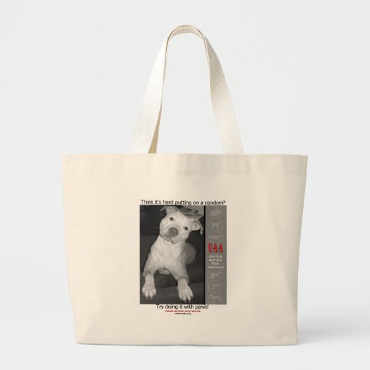Grand Tote Bag La SAU stérilisent les cliniques neutres (Devant)