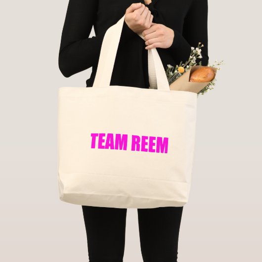 Grand Tote Bag La seule manière est équipe Reem TOWIE Joey (Devant (produit))