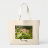 Grand Tote Bag La Toscane, Italie. Maison rustique (Devant)