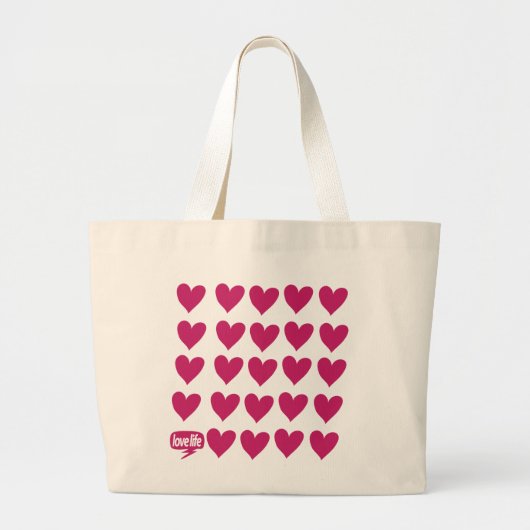 Grand Tote Bag La vie d'amour (Devant)