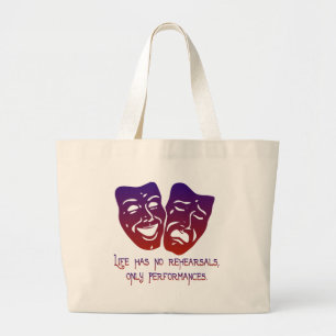 Grand Tote Bag La vie n'a aucune répétition