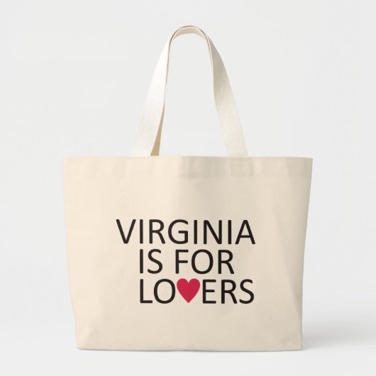 Grand Tote Bag La Virginie est pour des amants (Devant)