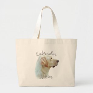 Grand Tote Bag Labrador Retriever (jaune) Maman 2