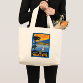 Grand Tote Bag Lac de Côme (Devant (produit))