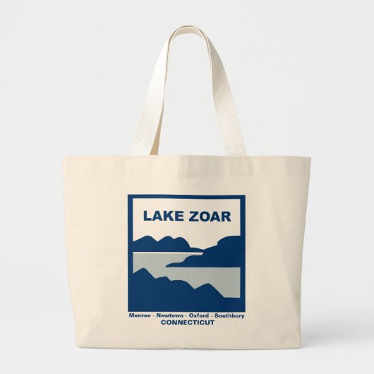Grand Tote Bag Lac Zoar Jumbo Fourre-tout (Devant)