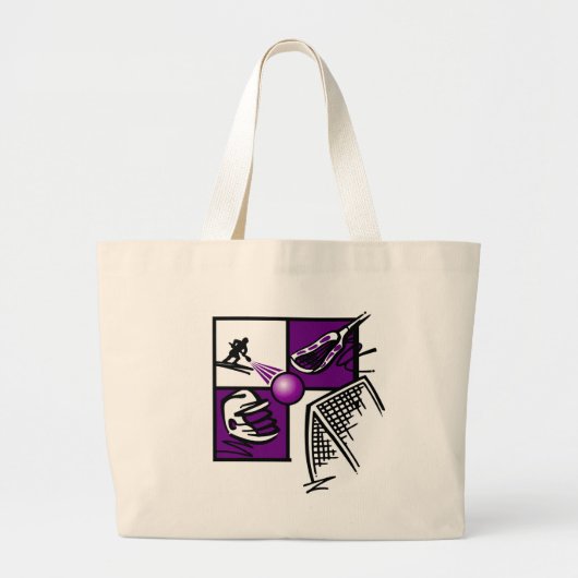 Grand Tote Bag Lacrosse (Devant)