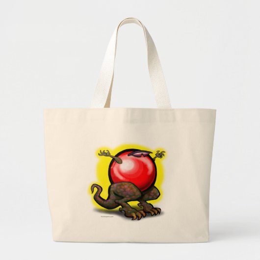 Grand Tote Bag Lacrosse a saurus Rex (Devant)