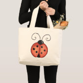 Grand Tote Bag Ladybug (Devant (produit))