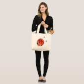 Grand Tote Bag Ladybug (Devant (modèle))