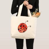 Grand Tote Bag Ladybug (Devant (produit))