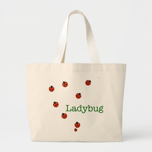 Grand Tote Bag Ladybugs (Devant)