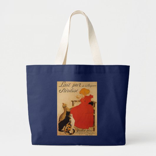 Grand Tote Bag Lait Pur de la Vingeanne Sterilise (Devant)