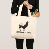 Grand Tote Bag Lama de Como Te (Devant (produit))
