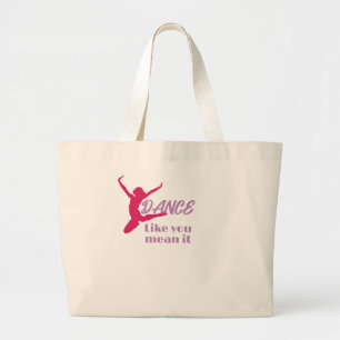 Grand Tote Bag L'Amour À Danse Danser Comme Vous Le Voulez Dire F