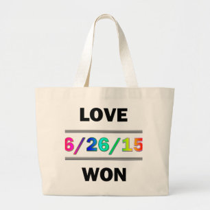 Grand Tote Bag L'amour a gagné