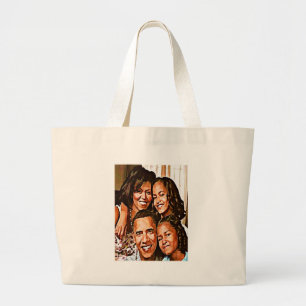 Grand Tote Bag L'amour d'Obama_