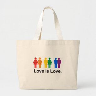 Grand Tote Bag L'amour est amour