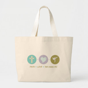 Grand Tote Bag L'amour Tae Kwan de foi font