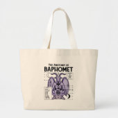 Grand Tote Bag L'Anatomie De Baphomet (Devant)