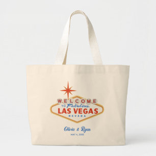 Grand Tote Bag Las Vegas Destination Mariage Bienvenue