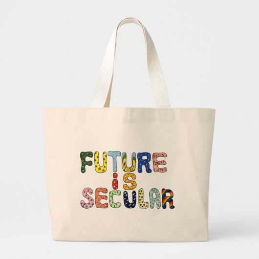 GRAND TOTE BAG L'AVENIR EST LAÏQUE (Devant)