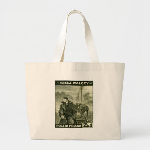Grand Tote Bag Le 2ÈME GUERRE MONDIALE polit l'armée à la mais