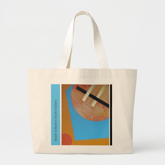 Grand Tote Bag Le abstrait de Buster & Bruno (Devant)