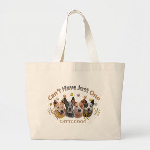 Grand Tote Bag Le berger australien ne peut pas avoir juste un