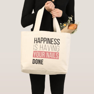 Grand Tote Bag Le bonheur a vos clous faits