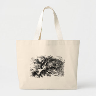 Grand Tote Bag Le chat de Cheshire