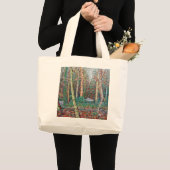 Grand Tote Bag Le chemin de janvier (Devant (produit))
