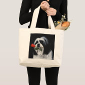 Grand Tote Bag Le chien de Shih Tzu (Devant (produit))