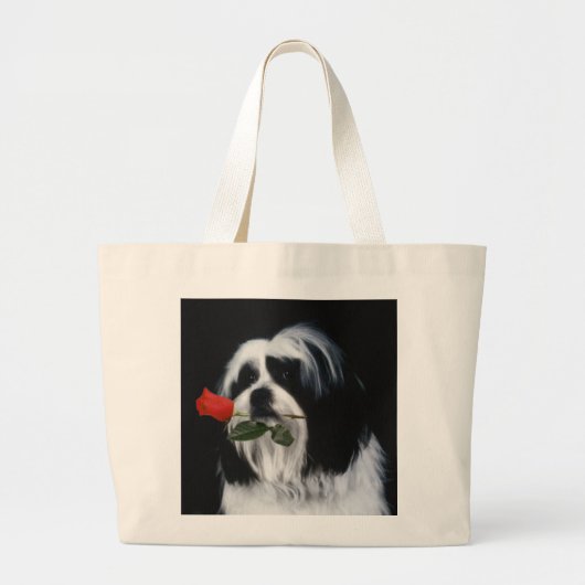 Grand Tote Bag Le chien de Shih Tzu (Devant)